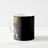 Mug Funny Karate Kitty - Champion Feline des arts mart (Devant gauche)
