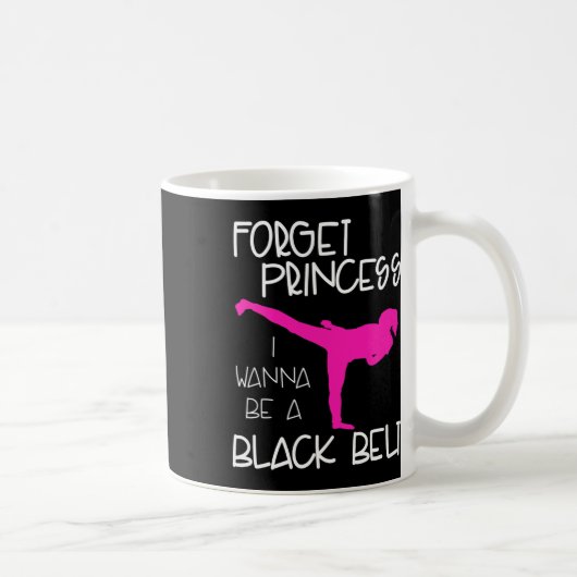 Mug Funny Karate Shirt Girl Black Belt Martial Arts Gi (Droite)