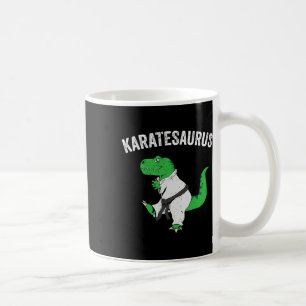Mug Funny Karate T Rex Dinosaur Cute Dino Martial Arts
