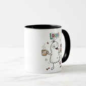 Mug Funny Kawaii Loop My Passion Is Drinking Coffee (Devant droit)