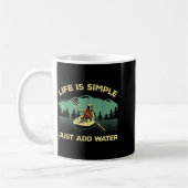 Mug Funny Kayaking Design For Men Women Paddling Canoe (Gauche)