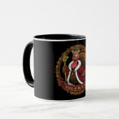 Mug Funny "King of the Table" Thanksgiving Turkey (Devant gauche)