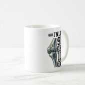 Mug Funny Knee Replacement I'm Like 90% Human 10% Robo (Devant droit)