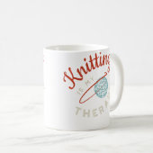 Mug Funny Knitter Design Love To Knit Knitting (Devant droit)