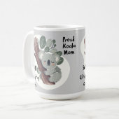 Mug Funny Koala Maman "Toujours accrochée" Mignonne Ma (Devant gauche)