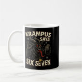 Mug Funny Krampus Says Six Seven 6 7 Meme Christmas Ho (Gauche)