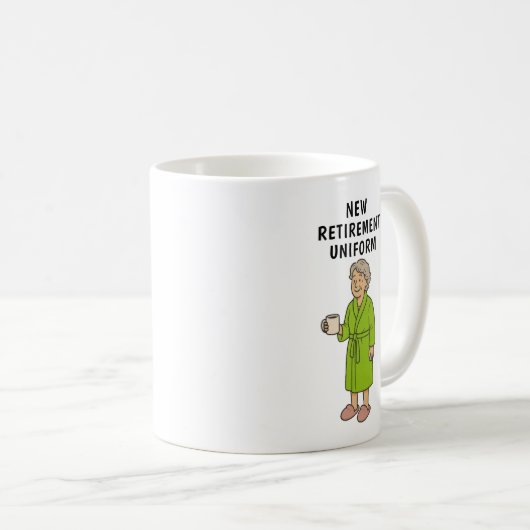 Mug Funny Lady Retirement (Devant droit)