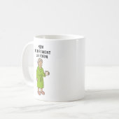 Mug Funny Lady Retirement (Devant gauche)