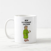 Mug Funny Lady Retirement (Gauche)