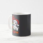 Mug Funny Lamb Santa Hat Animals Lovers Ugly Christmas (Devant gauche)