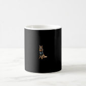Mug Funny Lazy berger allemand Chien Chien Chillin Chi (Centre)
