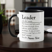 Mug Funny Leader Definition Personalized Appreciation
