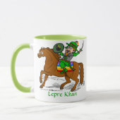 Mug Funny Lepre Khan St Patrick's Day (Gauche)