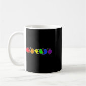 Mug Funny Lgbtq Boo Ghost Éffrayant Halloween Rainbow (Gauche)