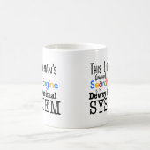 Mug Funny Librarian Dewey Decimal Search Engine System (Centre)