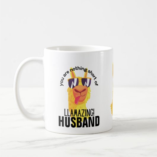 Mug FUNNY LLAMA Vous êtes Extraordinaire MARI PAPA BOY (Gauche)