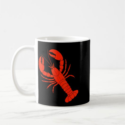 Mug Funny Lobster Design For Men Women Kids Animal Lob (Gauche)