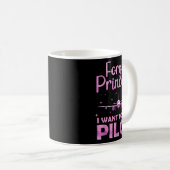 Mug Funny Lot Design For Women Girl Aviation Airplane (Devant droit)