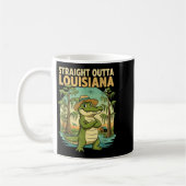 Mug Funny Louisiana Alligator Retro Wildlife Travel Ba (Gauche)