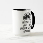 Mug Funny Low Cortisol (Devant droit)