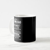 Mug Funny Lucky Bonus Papa Tee De Fille Fa (Devant gauche)