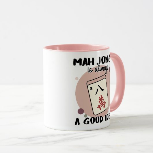 Mug Funny Mah Jongg (Devant droit)