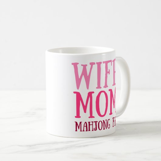 Mug Funny Mahjong (Devant droit)