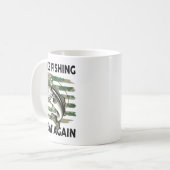 Mug Funny Make Fishing Great Again Camo B Fish America (Devant gauche)