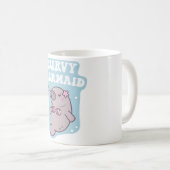 Mug Funny Manatee Curvy Mermaid (Devant droit)