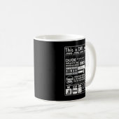 Mug Funny Marching Band C'Est Drumline Citation Musici (Devant droit)
