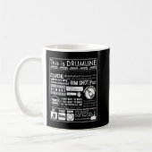 Mug Funny Marching Band C'Est Drumline Citation Musici (Gauche)