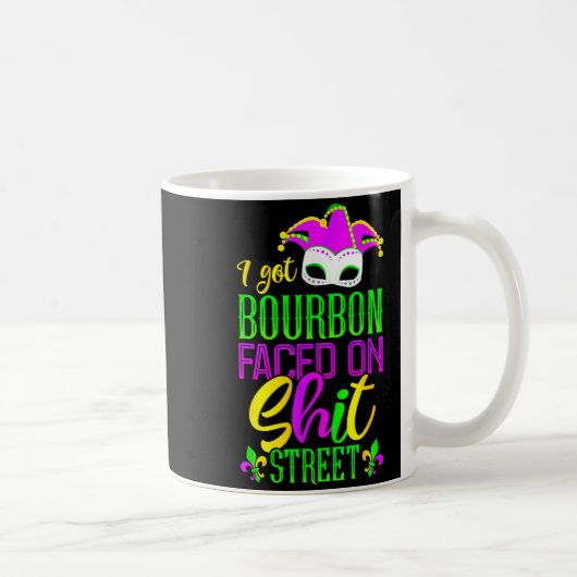 Mug Funny Mardi Gras Bourbon Street , New Orleans Drin (Droite)