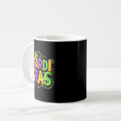 Mug Funny Mardi Gras Parade Jester Hat Beads Men Women (Devant gauche)