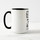 Mug Funny Marketing Director Handling Information (Gauche)