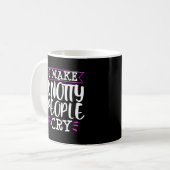 Mug Funny Massage Therapist Masseuse Knotty Graduation (Devant gauche)