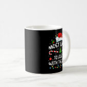 Mug Funny Matching Christmas Most Likely To Party With (Devant droit)