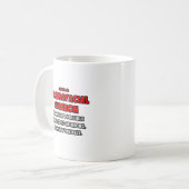 Mug Funny Maxillofacial Chirurgien .. Très improbable (Devant gauche)