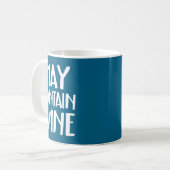 Mug Funny May Contain Wine (Devant gauche)