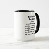 Mug Funny Mécanicien cadeaux de définition (Devant droit)