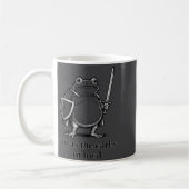 Mug Funny Medieval Frog Meme Carbs Knight M'lord Quote (Gauche)