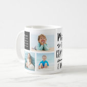 Mug Funny Meema Grandchildren Names & Photo Collage (Devant gauche)