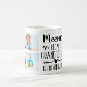 Mug Funny Meema Grandchildren Names & Photo Collage (Centre)