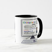 Mug Funny Meilleur Chiropraticien Résultat De Recherch (Devant droit)