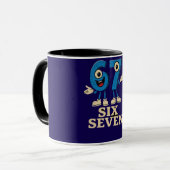 Mug funny meme 6 7 (Devant gauche)