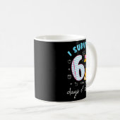 Mug Funny Meme Teacher Student I Survived 67 Days Of S (Devant droit)