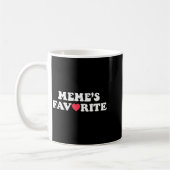 Mug Funny Meme's Favorite Son Daughter I'm Meme's Favo (Gauche)