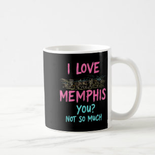 Mug Funny Memphis Tennessee nuit Skyline Vintage réser