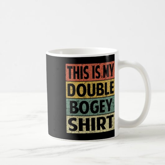 Mug Funny Mens Golfeur Hacker C'est Mon Double Bogey S (Droite)
