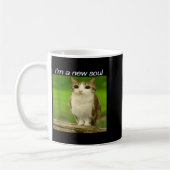 Mug Funny Meowl Cat Owl Brainrot Cursed Internet Silly (Gauche)