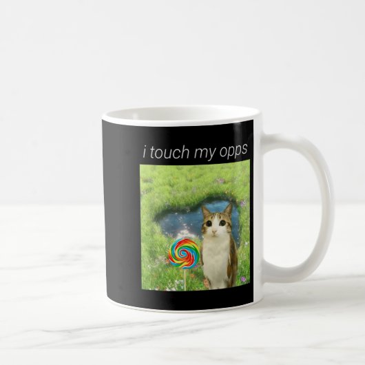 Mug Funny Meowl Meme, Cat Owl Meme Brainrot Gen Alpha  (Droite)